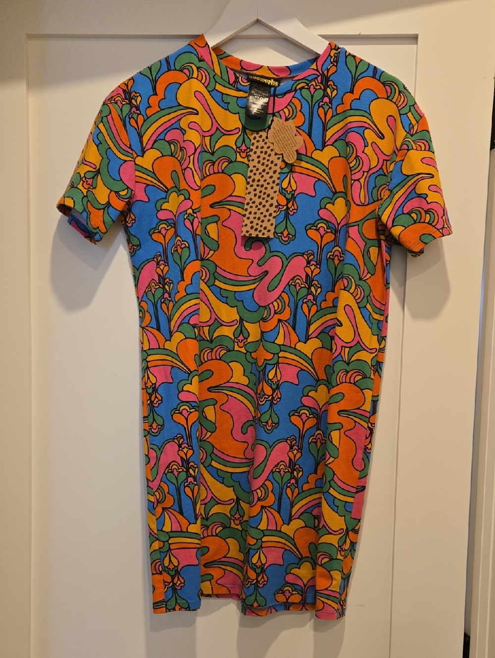 Nooworks Tee Dress Auderpopz print - Small - NWT - Picture 6 of 9